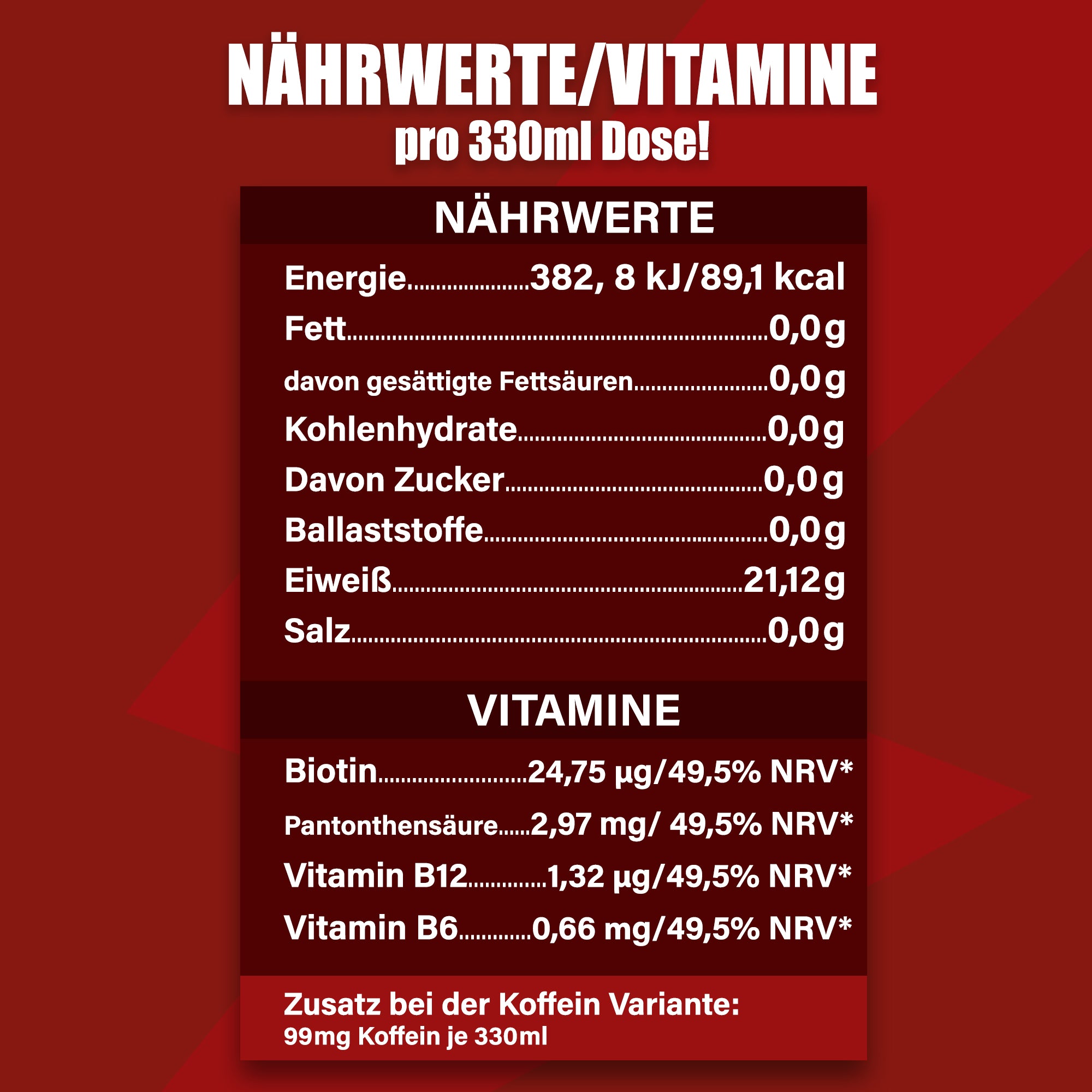 MAXED Drink - Roter Apfel